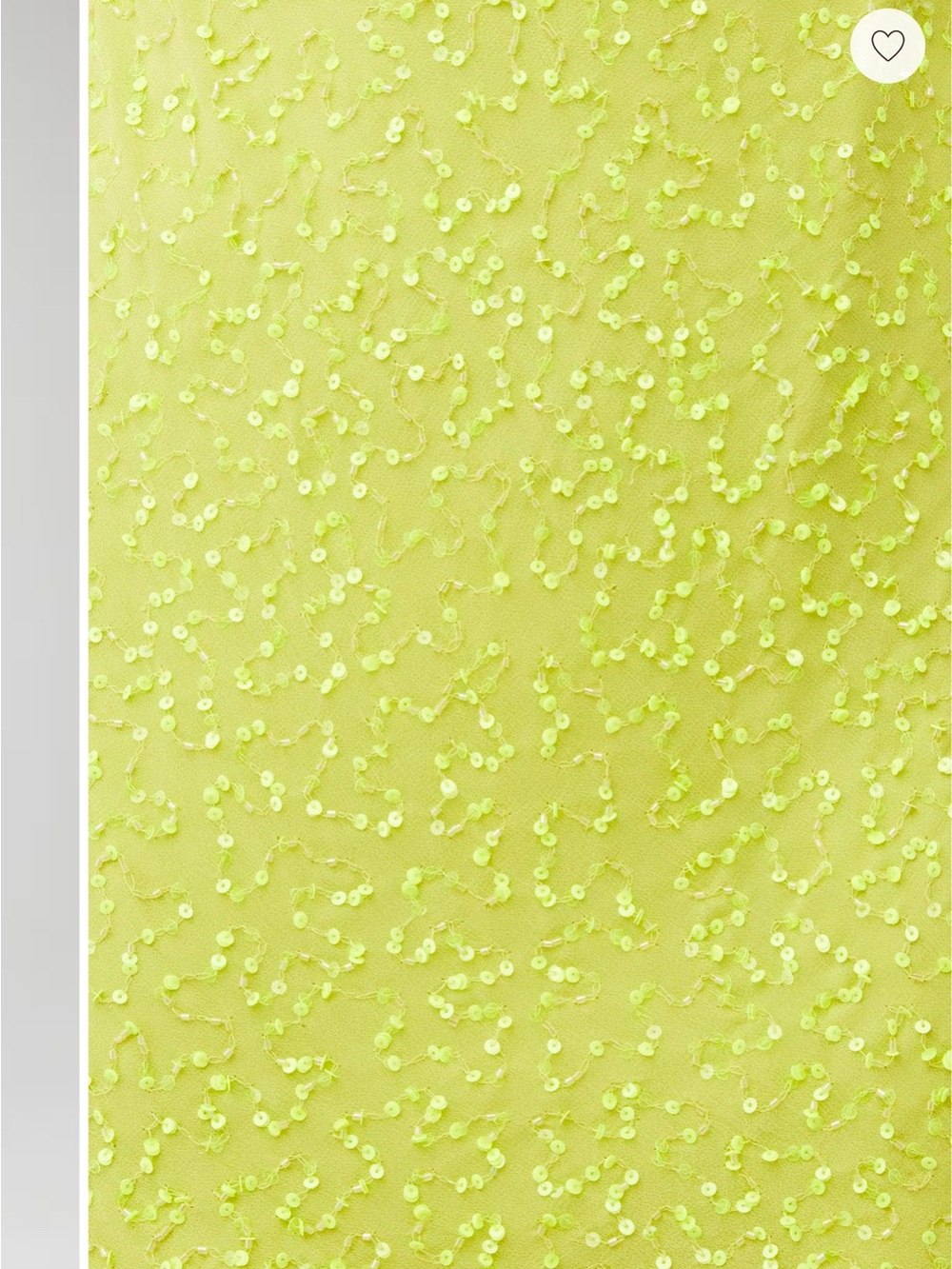 Show Me Your MuMu Neon Yellow Beaded Cowl Neck Mini Dress - Picture 3 of 3